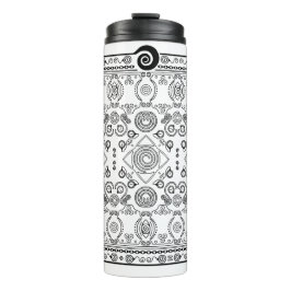 Hypno Spiral Bandana Thermal Travel Tumbler