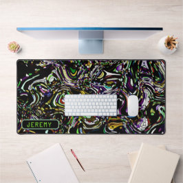 Hypnoc Swirl Energy in Grönt Desk Mat