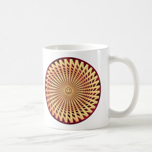 Hypnoisk leende Ansikte Kaffemugg (Höger)