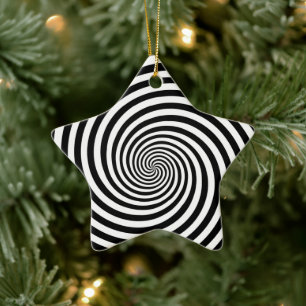 Hypnos Spiral Stjärnform Julgransprydnad Keramik