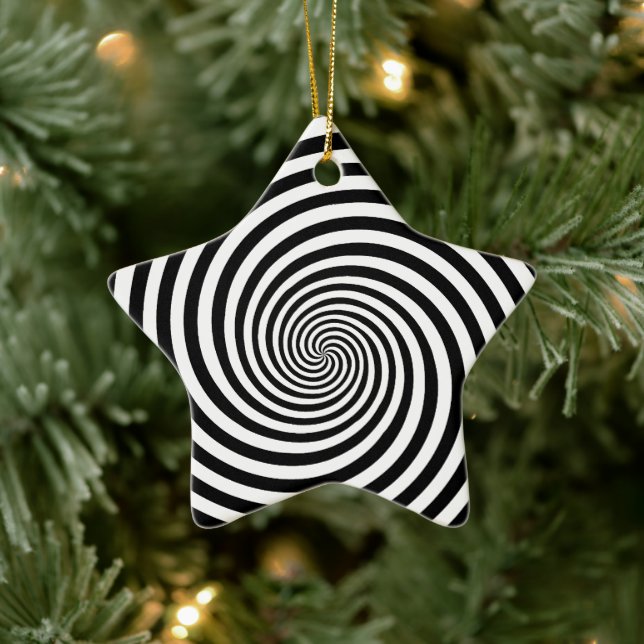 Hypnos Spiral Stjärnform Julgransprydnad Keramik (Träd)