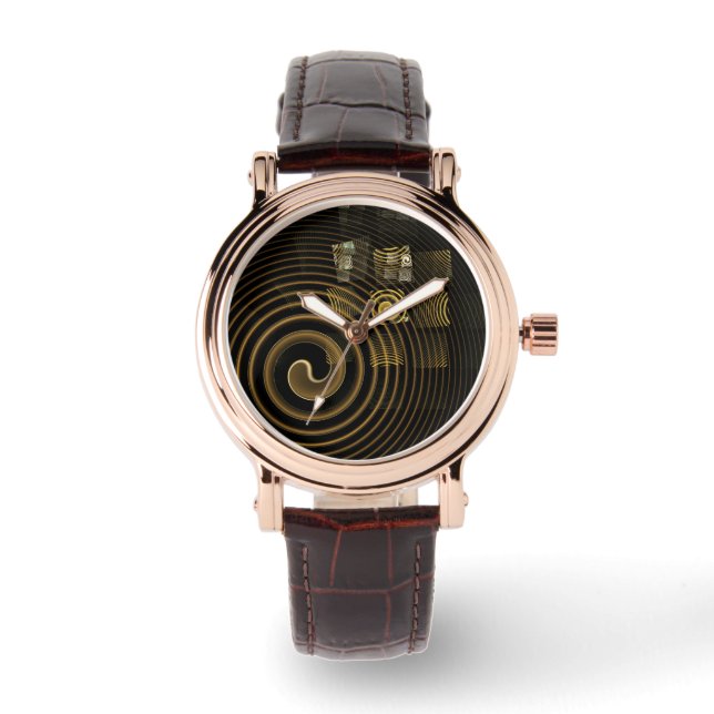 Hypnosis Abstrakt Art Armbandsur (Framsida)