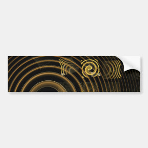 Hypnosis Abstrakt Art Bumper Sticker Bildekal