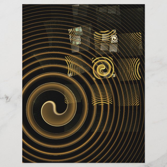 Hypnosis Abstrakt Art Flyer (Framsidan)