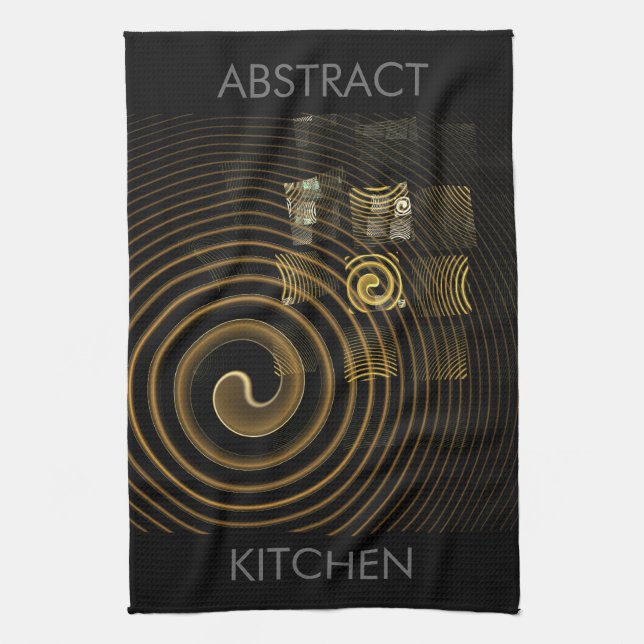 Hypnosis Abstrakt Art Kitchen Towel Kökshandduk (Vertikal)