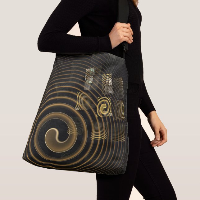 Hypnosis Abstrakt Art Kor Body Axelväska (Närbild)
