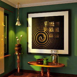 Hypnosis Abstrakt Art Poster