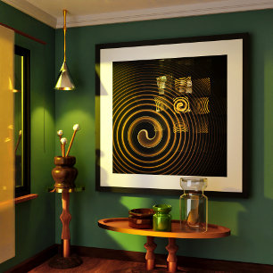 Hypnosis Abstrakt Art Poster
