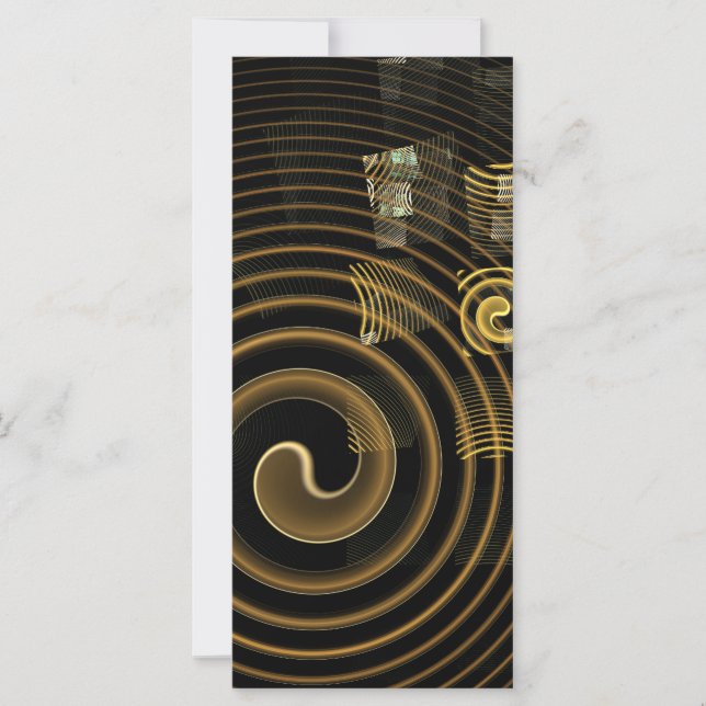 Hypnosis Abstrakt Art Rack Card (Framsida)