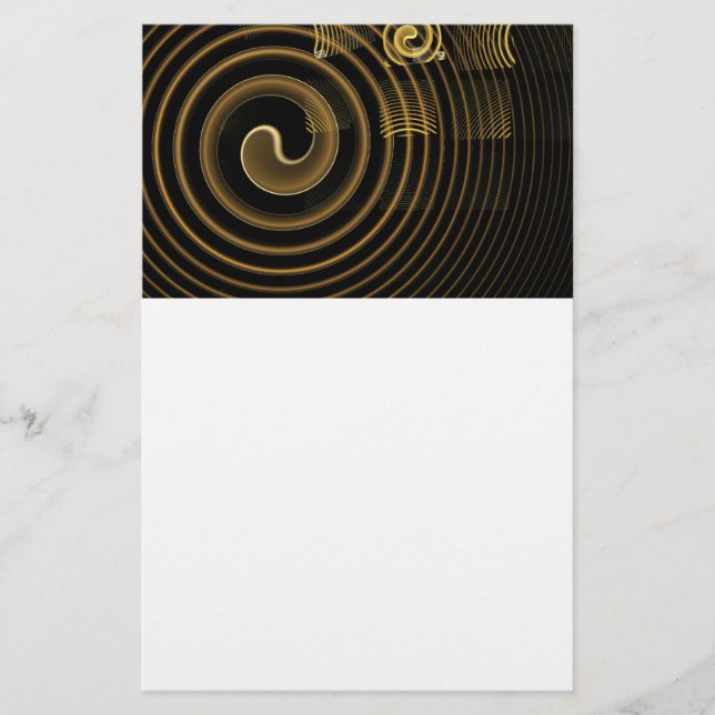 Hypnosis Abstrakt Art Stationery Brevpapper (Framsida)