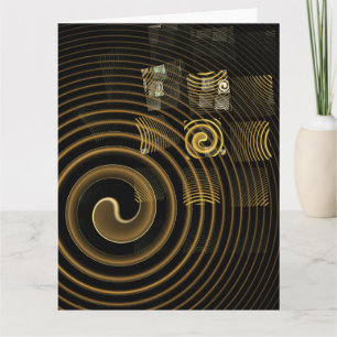 Hypnosis Abstrakt Art Tack Kort