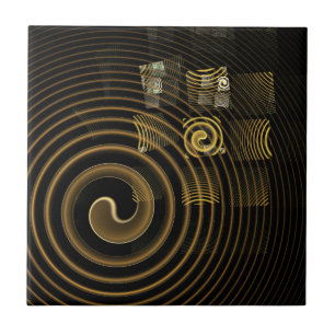 Hypnosis Abstrakt Art Tile Kakelplatta