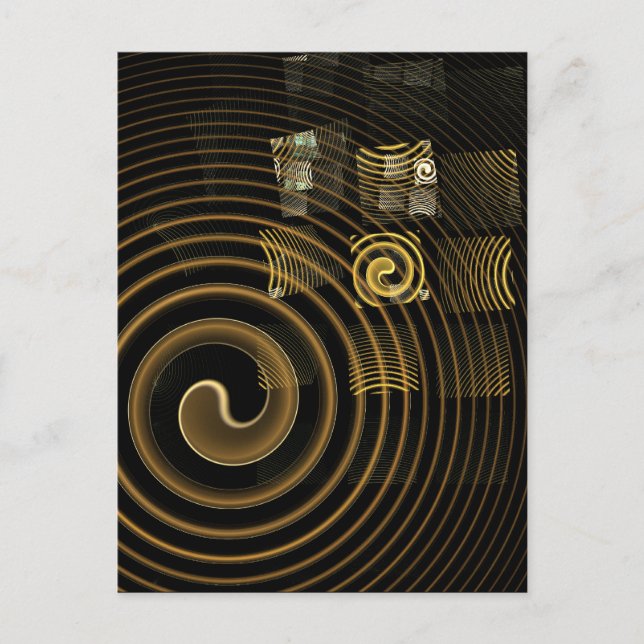 Hypnosis Abstrakt Art-vykort Vykort (Framsida)