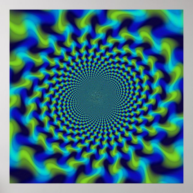 Hypnosis Fractal #2 Poster (Framsidan)