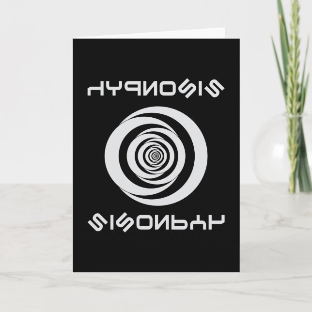 Hypnosis Hypnotizer Hypnotist Hypnotic Funny Gift Kort (Framsida)
