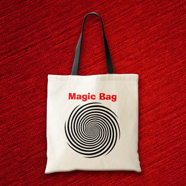 Hypnosis Spiral Magic Tygkasse (It's not just a tote; it's a swirling, eye-catching statement piece that'll make heads turn. )