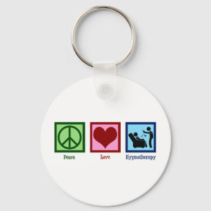 Hypnoterapist Peace Kärlek Hypnoterapi Nyckelring