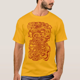 Hypnotic Amorphous Phantasmagoric Modern Groovy  T Shirt