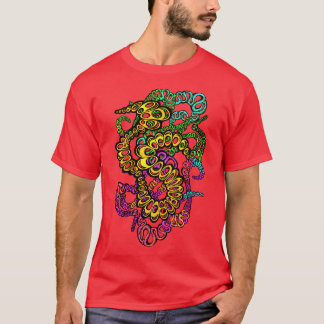 Hypnotic Amorphous Phantasmagoric Modern Groovy  T Shirt