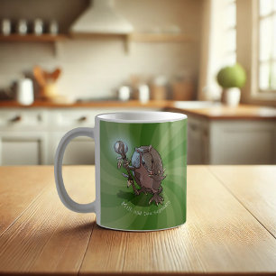 Hypnotic Armadillo Mjölk & Two Sugars Tecknad Kaffemugg