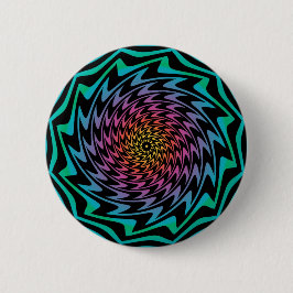HYPNOTIC DISK Mesmerizing Neon Coola Zig Zag Spira Knapp
