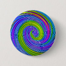 HYPNOTIC DISK Psychedelic Färg Mesmerizing Spiral