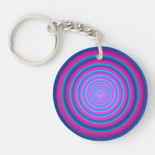 Hypnotic Fuzzy Lila Crazy Circular Vortex Disk