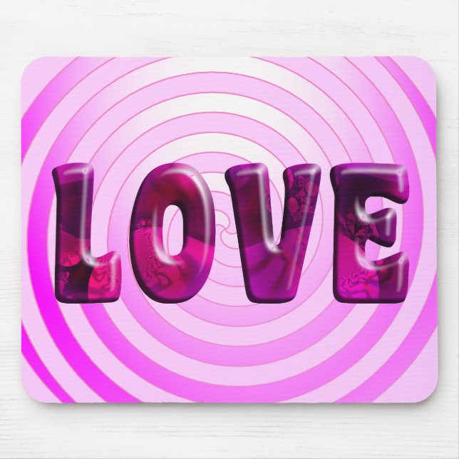 Hypnotic Kärlek Mousepad Musmatta (Framsidan)