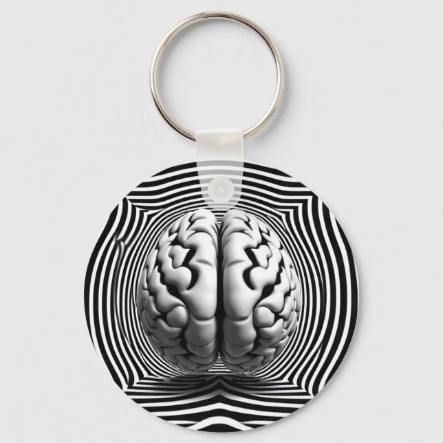 Hypnotic Mind Maze - Dive in i Spiral Nyckelring (Framsida)