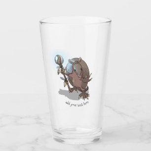 Hypnotic Mystic Armadillo Shaman och personalens T Glaskopp