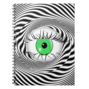 HYPNOTIC ÖGA - HYPNOTIST ANTECKNINGSBOK