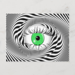 HYPNOTIC ÖGA - HYPNOTIST VYKORT