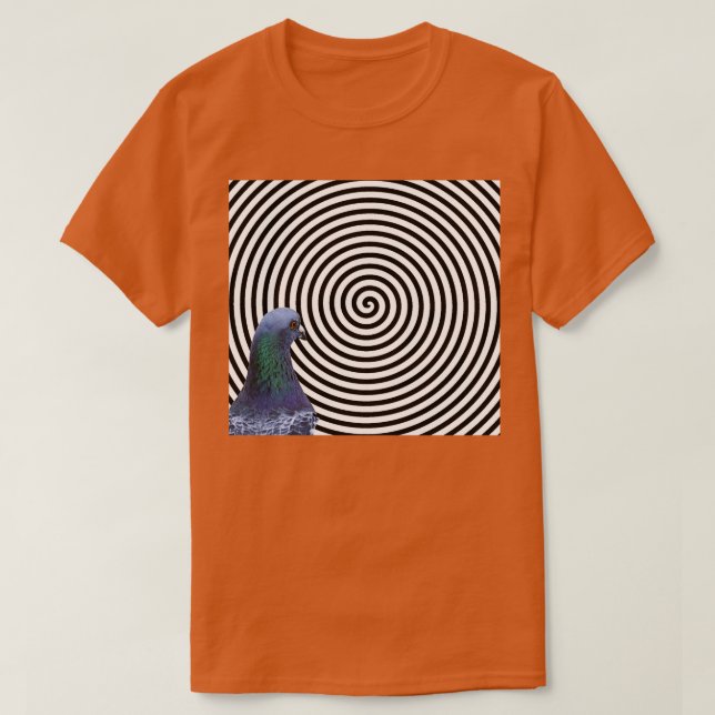 Hypnotic Pigeon Meme T Shirt (Design framsida)