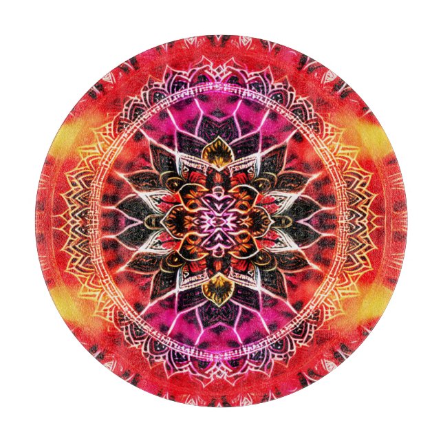 Hypnotic Red Mandala (Framsidan)