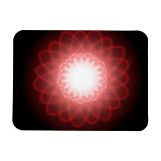 Hypnotic Red Spiral Magnet