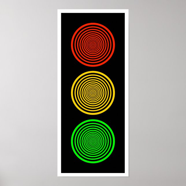 Hypnotic Stoplight Poster (Framsidan)