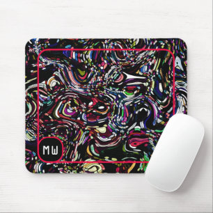 Hypnotic Swirl Energy Red Monogram Musmatta