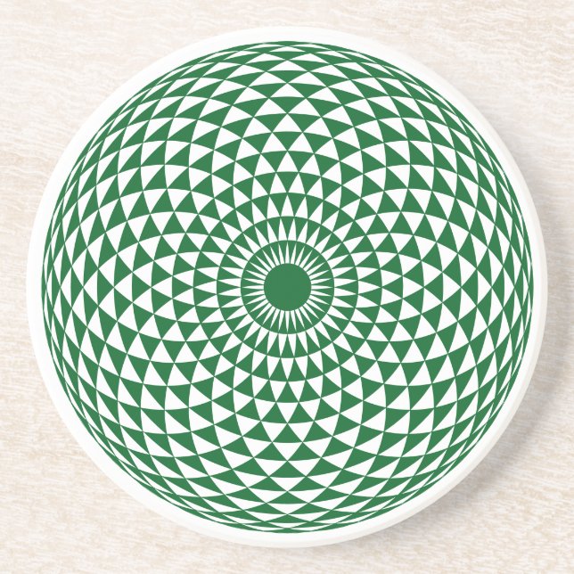 Hypnotic Toroid Mandala Underlägg (Framsidan)