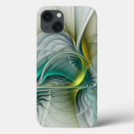 Hypnotis Abstrakt Golden Turcos Teal Fractal