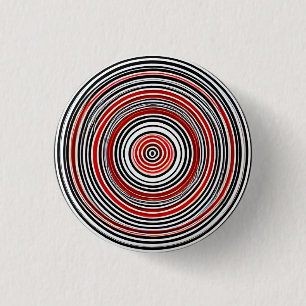 Hypnotis Circles 3 CM Round Badge Knapp