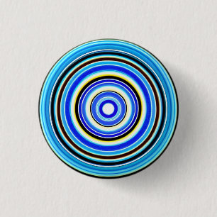 Hypnotis Circles 3 CM Round Badge Knapp