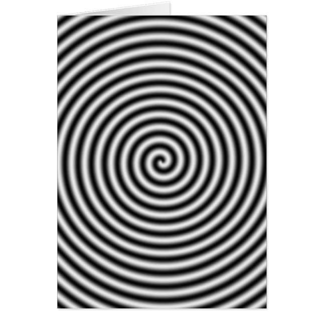 hypnotising hälsningskort (Framsidan)