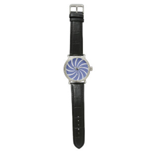 Hypnotisk azur aura minimalistisk armbandsur