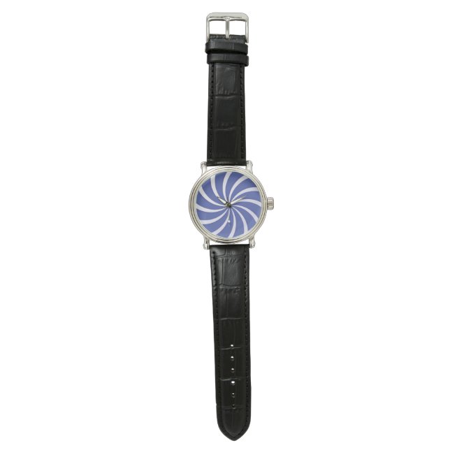 Hypnotisk azur aura minimalistisk armbandsur (Plan)