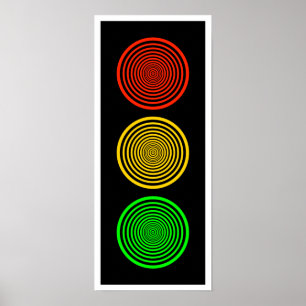 Hypnotisk bakgrund poster