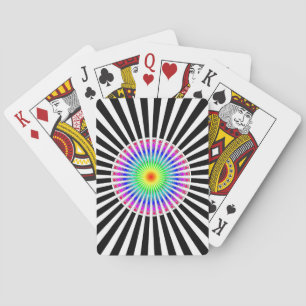 Hypnotisk blomma casinokort