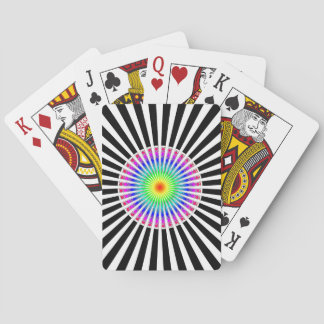 Hypnotisk blomma casinokort