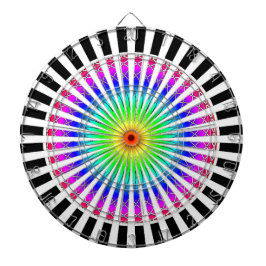 Hypnotisk blomma darttavla