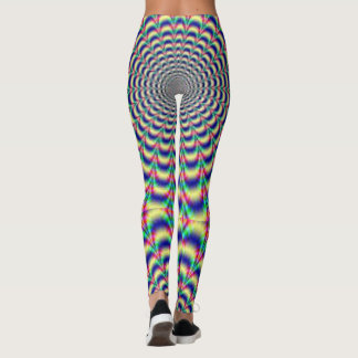 Hypnotisk designdamasker leggings