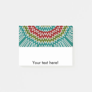 Hypnotisk mandalaic blomma post-it block